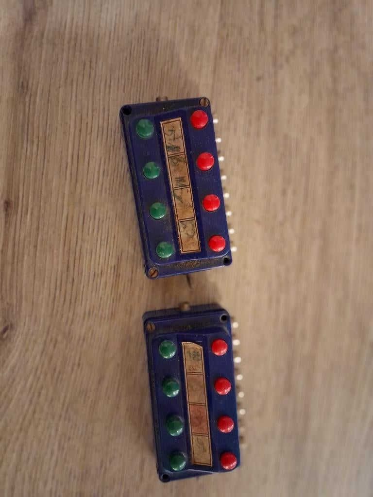 2x Marklin 7072 schakelkastjes, Wisselstroom, Gebruikt, Overige typen, Ophalen of Verzenden