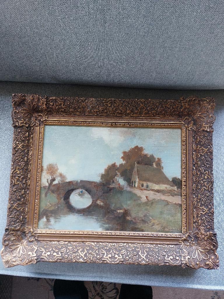 Olieverfschilderij Ype Wenning 1879 - 1959, Ophalen of Verzenden