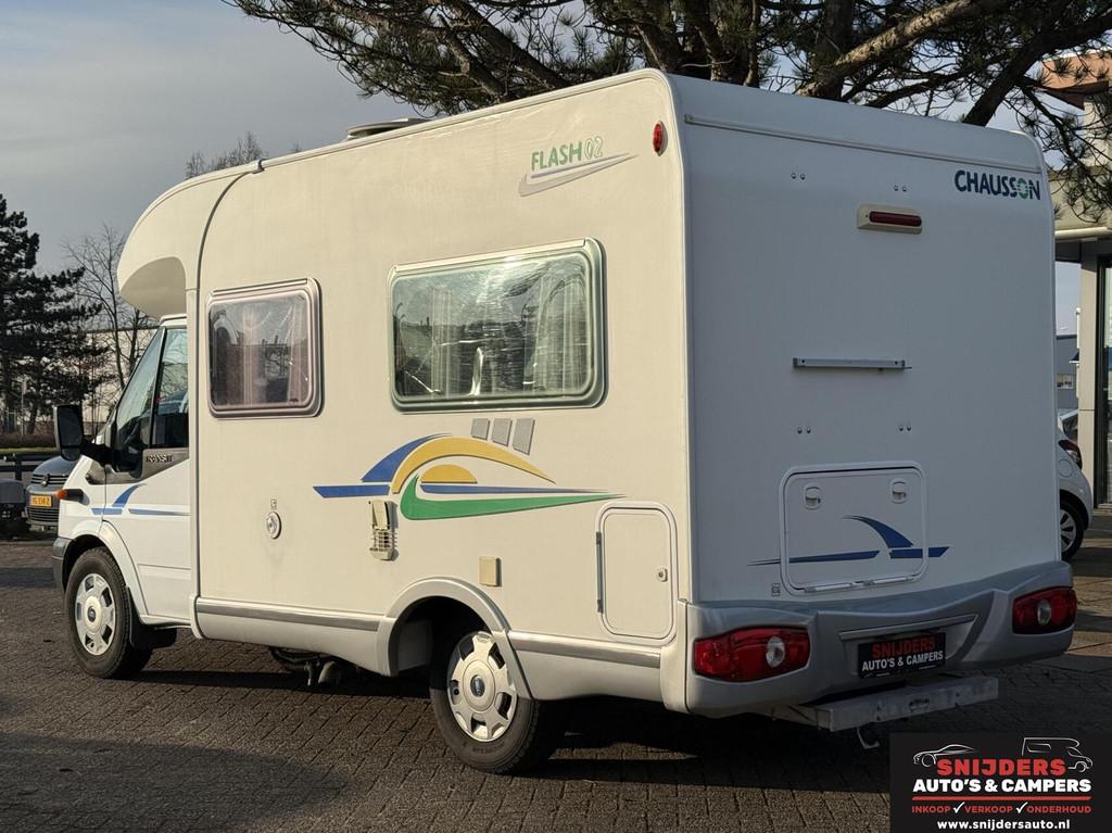 Chausson FLASH 02 met airco in prima staat, Caravans en Kamperen, Tot en met 3, Half-integraal, Standkachel, Luifel