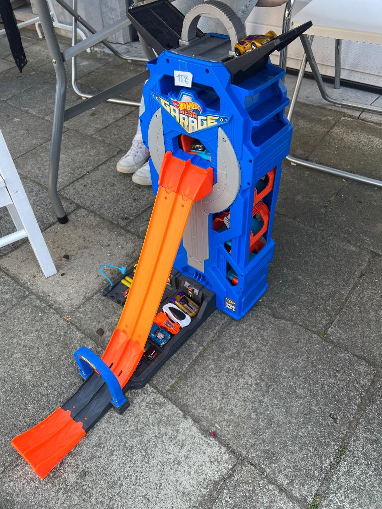 Hot Wheels, Kinderen en Baby's, Speelgoed | Racebanen, Ophalen, Racebaan, Zo goed als nieuw, Hot Wheels