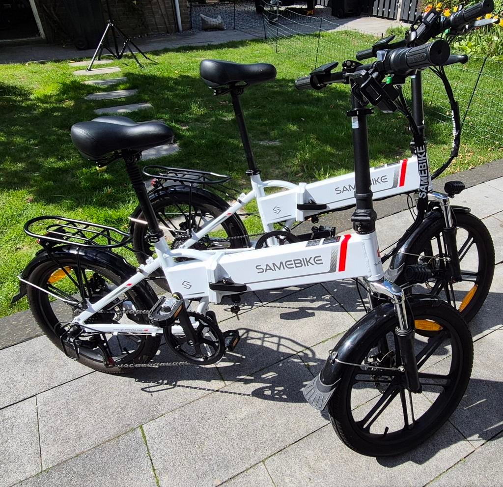 2x SAMEBIKE 20LVXD30-II elektrische vouwfietsen., Fietsen en Brommers, Elektrische fietsen, Zo goed als nieuw, Overige merken