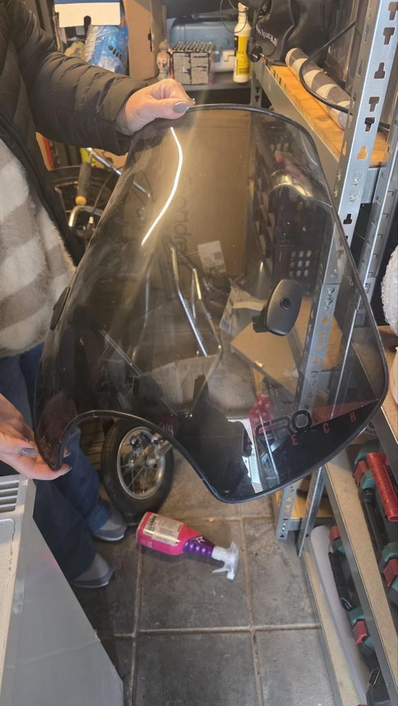 Givi Motor Windscherm - Donker Getint, Ophalen