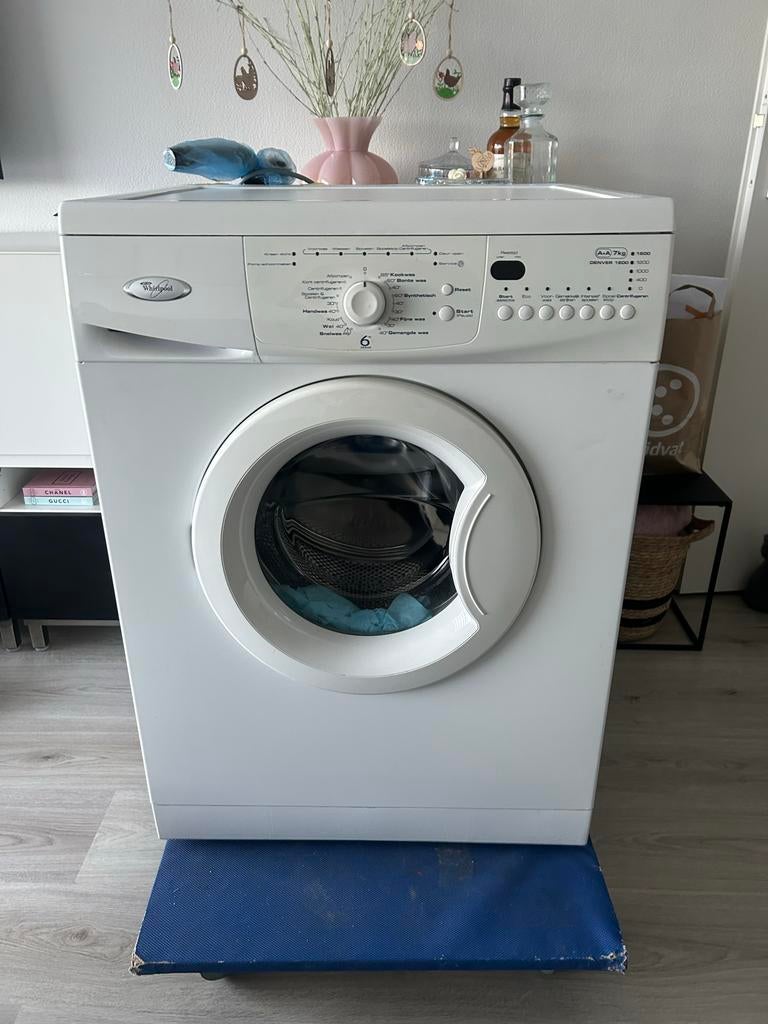 Whirlpool Wasmachine 7 kg - Voorlader, Witgoed en Apparatuur, Ophalen of Verzenden, Zo goed als nieuw, Voorlader, 85 tot 90 cm
