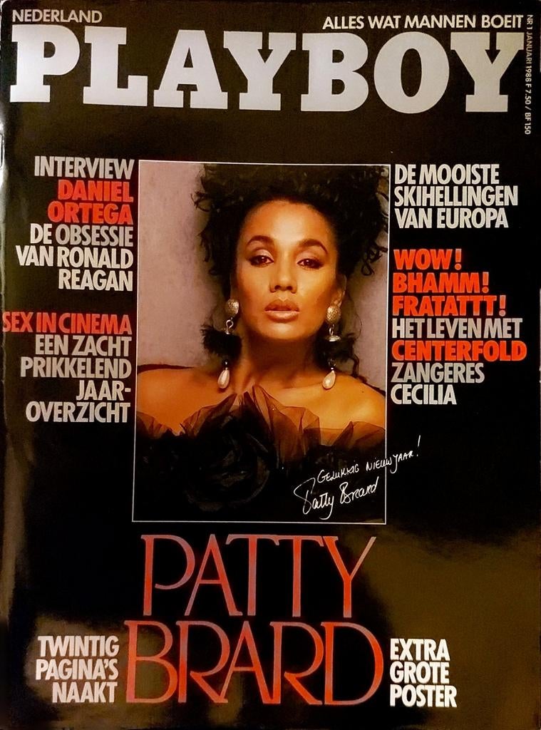 Playboy NL nr. 1 januari 1988 met Patty Brard, Ophalen of Verzenden, Gelezen, Overige typen