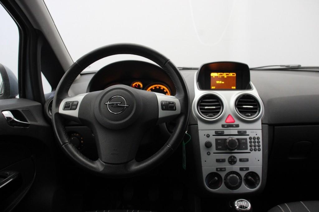 Opel CORSA 1.2 16V 5 derus Edition - Airco, Cruise, Voorwielaandrijving, Gebruikt, 4 cilinders, Blauw