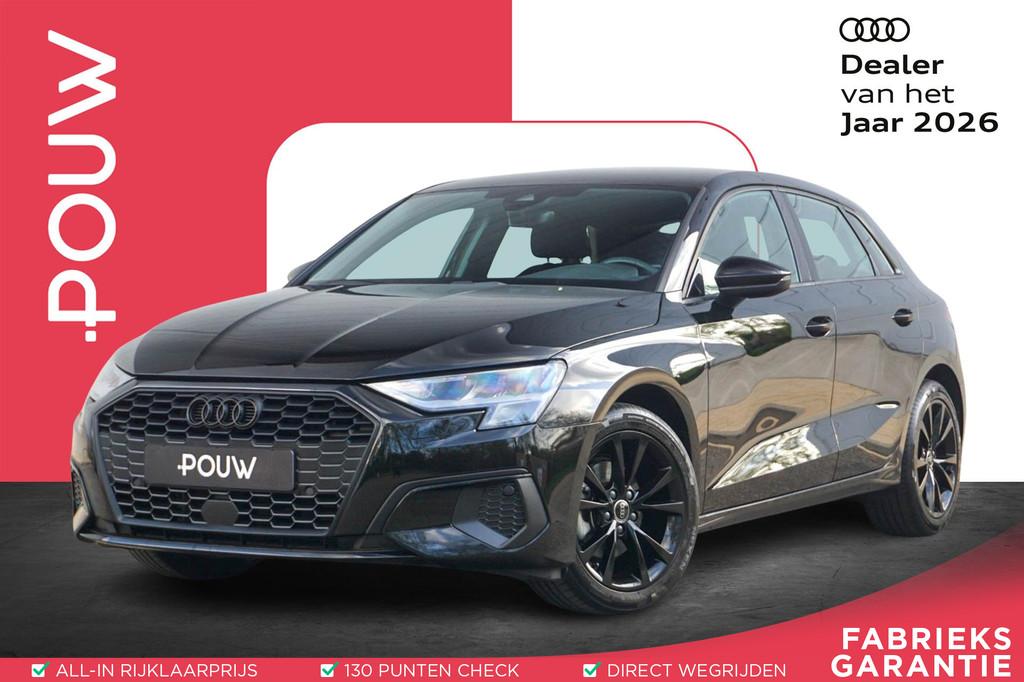 Audi A3 Sportback 30 TFSI 110pk S-tronic Pro Line | PDC | Sm, Auto's, 12 maanden, Stof, Gebruikt, Zwart