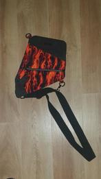 Heuptas Flames Rolling Stones zwart-rood, Ophalen of Verzenden, Nieuw, Zwart