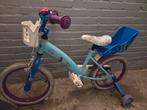 Frozen meisjesfiets 16 inch met zijwieltjes en zitje, Ophalen of Verzenden