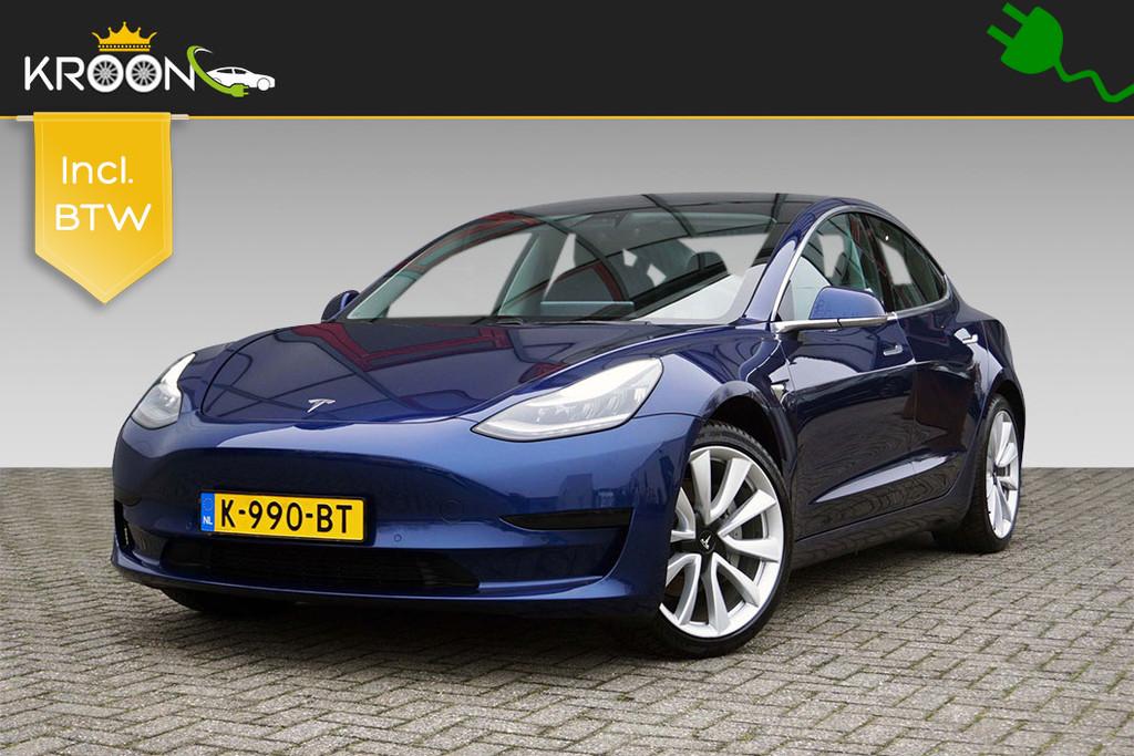 Tesla Model 3 Standard RWD Plus 60kWh SOH 92% Trekhaak, Auto's, Automaat, 238 pk, Achterwielaandrijving, Gebruikt