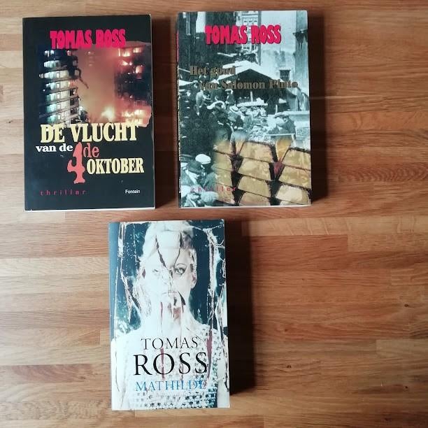 Tomas Ross, 3 boeken, Mathilde, De vlucht..., Het goud...., Boeken, Ophalen of Verzenden, Zo goed als nieuw, Tomas Ross