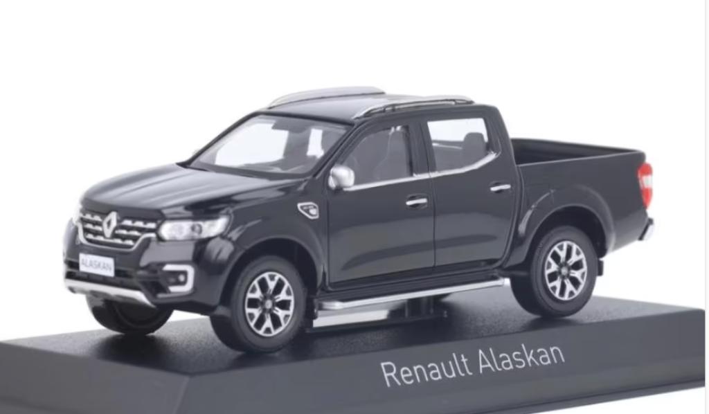 Renault Alaskan 2017 Zwart schaal 1:43 NOREV ref: 518351, Verzenden, Nieuw, Auto, Norev