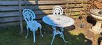 Gietijzeren Tuinset, Tuin en Terras, Tuinsets en Loungesets, Ophalen, Gebruikt, Overige materialen, 2 zitplaatsen