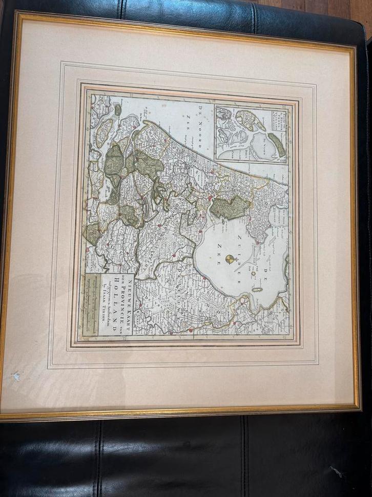 Gravure Isaak Tirion, Antiek en Kunst, Kunst | Etsen en Gravures, Ophalen of Verzenden