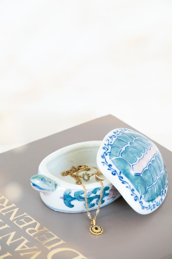 Vintage schildpad bakje - chinees, Ophalen of Verzenden