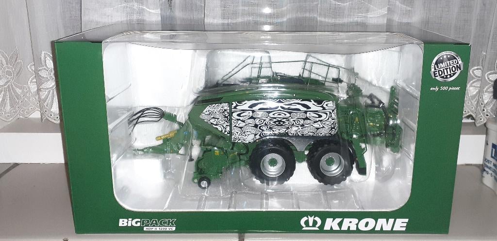 Krone Big Pack 1290 HDP VC - balenpers - Zebra - ROS, Hobby en Vrije tijd, Modelauto's | 1:32, Ophalen of Verzenden, Nieuw, Tractor of Landbouw