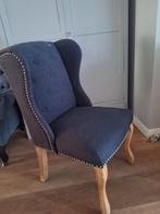 Mooie, elegante Riviera Maison stoel (en), Gebruikt, Blauw, Ophalen of Verzenden, Vier