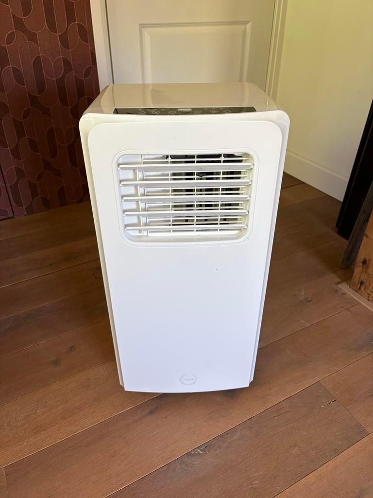 Mobiele airco inclusief luchtafvoerslang, Witgoed en Apparatuur, Airco's, Ophalen, Gebruikt, Minder dan 60 m³, Timer