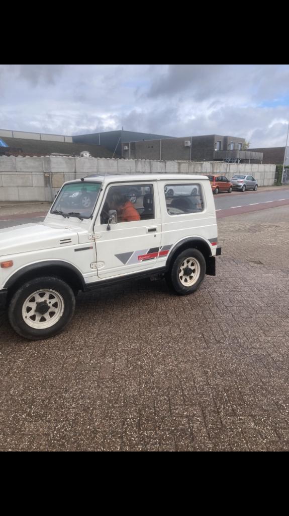 Suzuki sj413 samurai, Stof, 4 cilinders, 850 kg, Wit