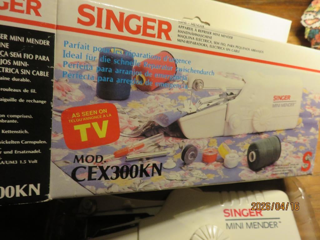 SINGER   HAND NAAIMACHINE, Verzenden