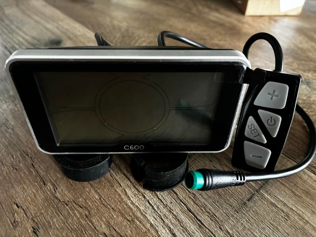 Display elektrische fiets C600 24v, 36v, 48v LCD, Fietsen en Brommers, Fietsaccessoires | Fietscomputers, Ophalen of Verzenden