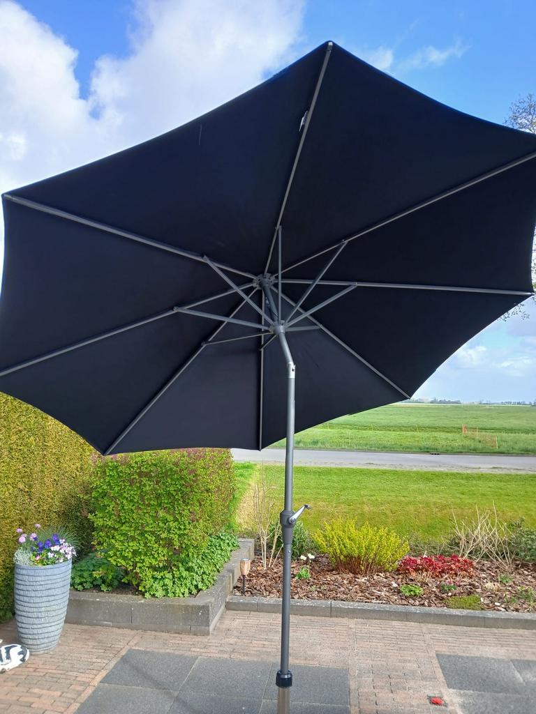 Parasol - zo goed als nieuw!!, Ophalen of Verzenden, Zo goed als nieuw, Kantelbaar