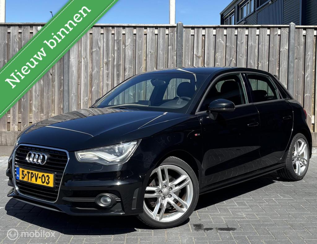 Audi A1 Sportback 1.4 TFSI Sport Edition/3X S-Line/Airco/NAP, Auto's, Voorwielaandrijving, Euro 5, Zwart, 4 cilinders