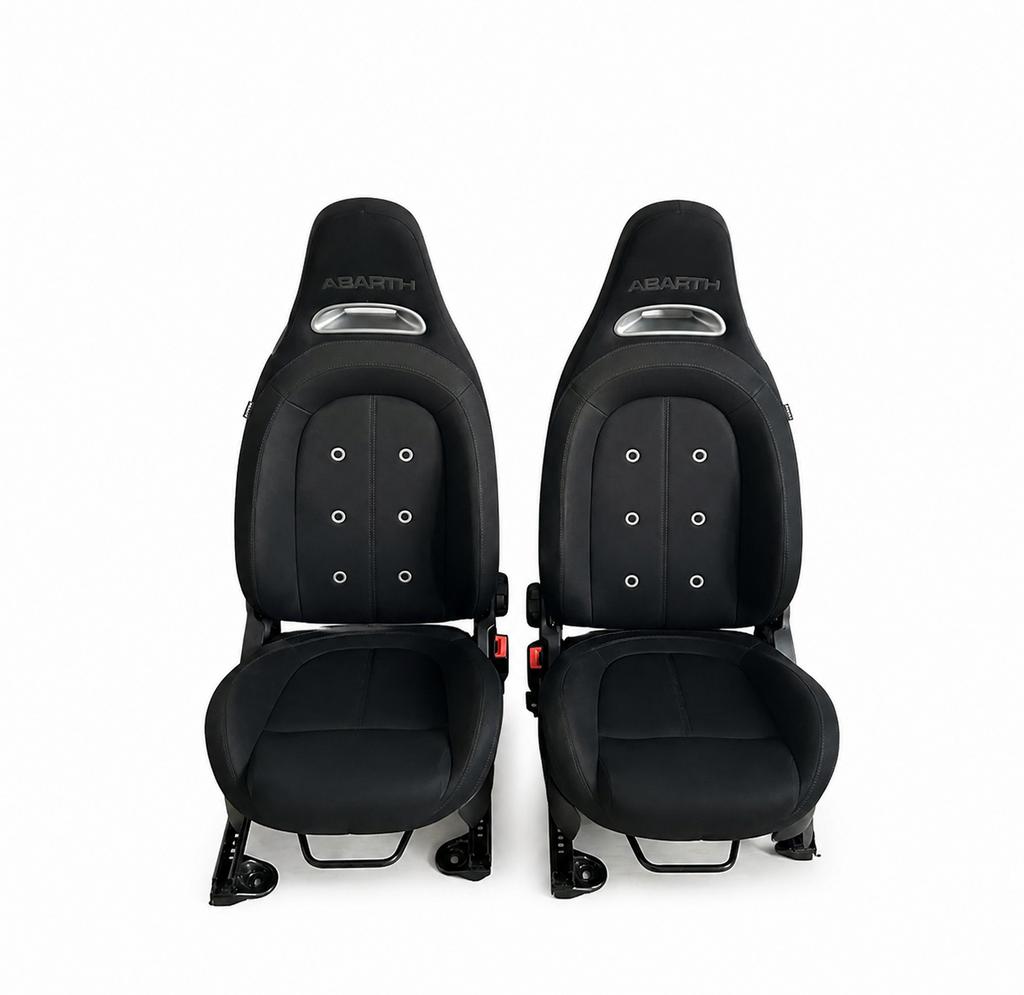 Abarth 500 Sportstoelen  Zwart stof, Ophalen of Verzenden, Gebruikt, Fiat