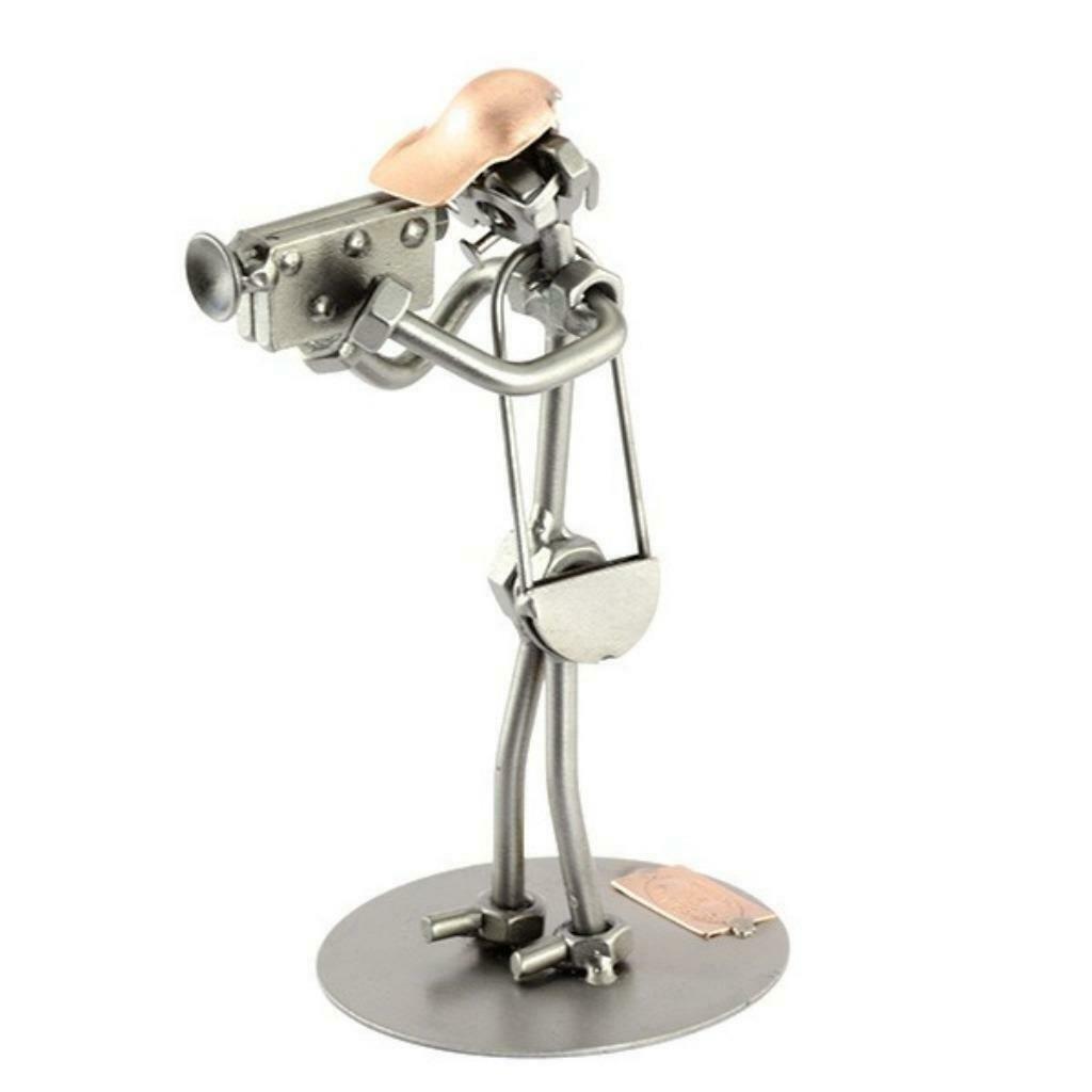 Cameraman - steelman, filmcamera, filmen, beeldje, camera, Verzamelen, Ophalen of Verzenden