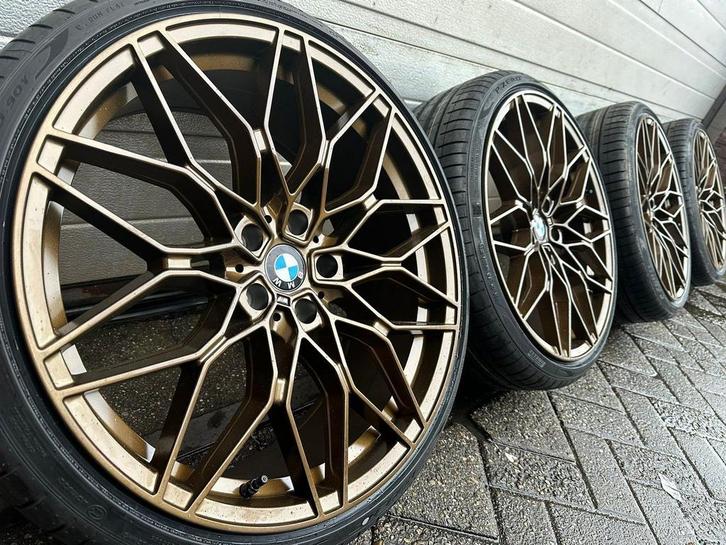 20 inch Bronze BMW 3 4 serie G20 G21 G22 G23 velgen banden, Auto-onderdelen, Banden en Velgen, Banden en Velgen, Zomerbanden, 20 inch