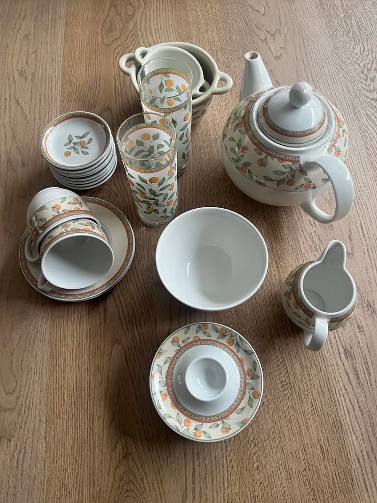 Servies Koffietijd van Art+Design - 24 delen, Overige typen, Ophalen of Verzenden, Zo goed als nieuw, Overige stijlen