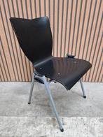 51 x Vepa vlinderstoelen zwart hout schoolstoelen Vintage, Huis en Inrichting, Stoelen, Zwart, Ophalen of Verzenden, Zo goed als nieuw