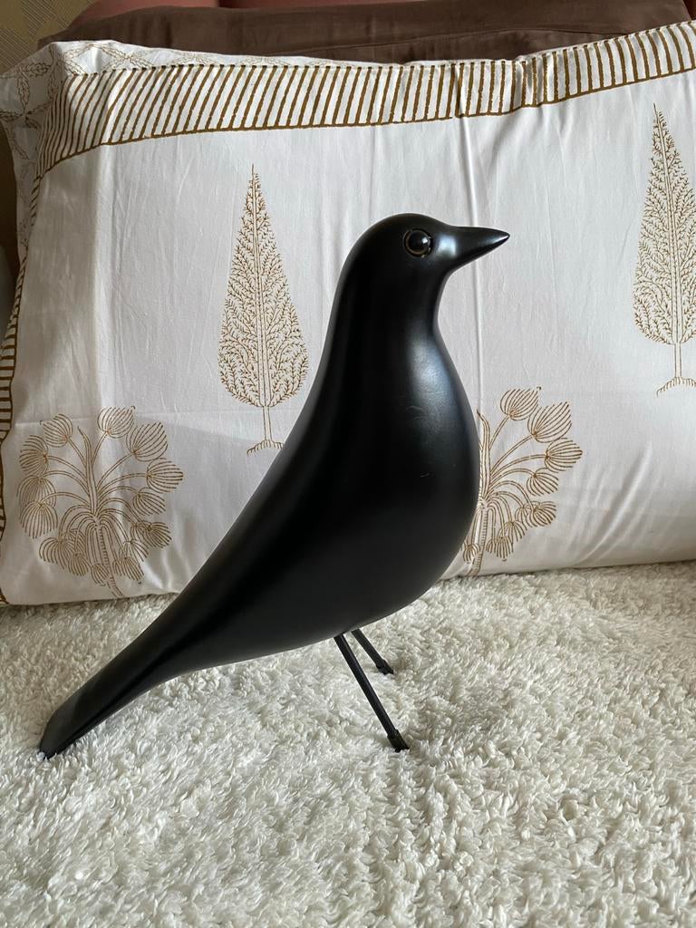 Eames Vitra Bird reproductie - Zo goed als nieuw, Hout, Zwart, Ophalen of Verzenden, Zo goed als nieuw