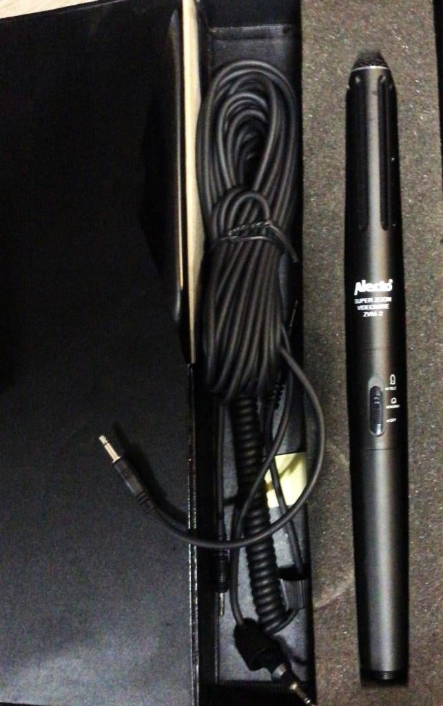 Alecto Super Zoom Videomike ZVM-2 condenser microfoon, Muziek en Instrumenten, Ophalen of Verzenden, Studiomicrofoon