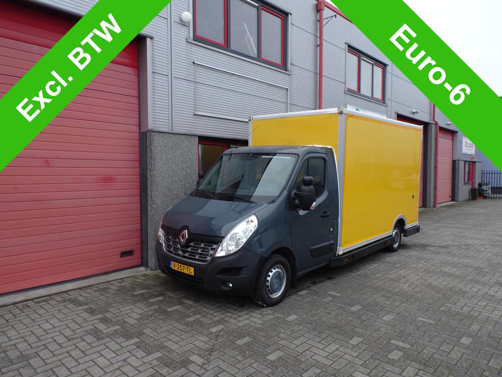 Renault Master T35 2.3 dCi L3H2 Energy koffer airco automaat, Auto's, Bestelauto's, Stof, Gebruikt, Euro 6, 4 cilinders