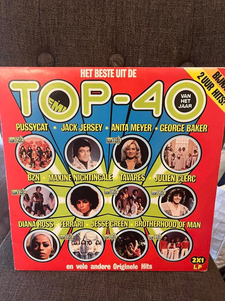 Top 40 - Van het Jaar, Cd's en Dvd's, Vinyl | Verzamelalbums, Ophalen of Verzenden, Gebruikt, 12 inch, Pop