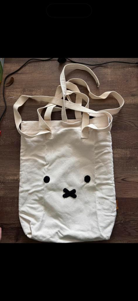 Nijntje/ miffie canava tas hema, Sieraden, Tassen en Uiterlijk, Tassen | Damestassen, Zo goed als nieuw, Overige typen, Beige