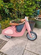 Houten loopfietsje roze met verstelbaar zadel, Ophalen