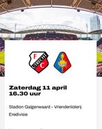 2 tickets Fc Utrecht - Telstar, Losse kaart, Twee personen, April