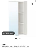 IKEA ENHET spiegelkast – nieuw in doos, Huis en Inrichting, Badkamer | Badkamermeubels, Ophalen, Spiegelkast, Nieuw, 50 tot 100 cm