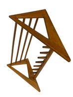 Vintage houten kapstok jaren 60 eiken, Gebruikt, Vintage, Vintage, Ophalen of Verzenden