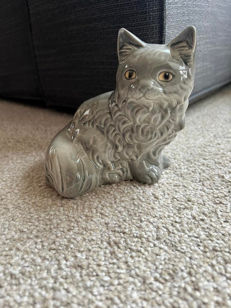 Kat beeldjes Goebel / spaarpot, Verzamelen, Beelden en Beeldjes, Ophalen of Verzenden, Zo goed als nieuw, Dier