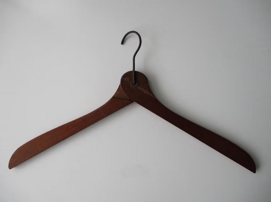 Houten vintage opvouwbare kledinghanger, Antiek en Kunst, Verzenden