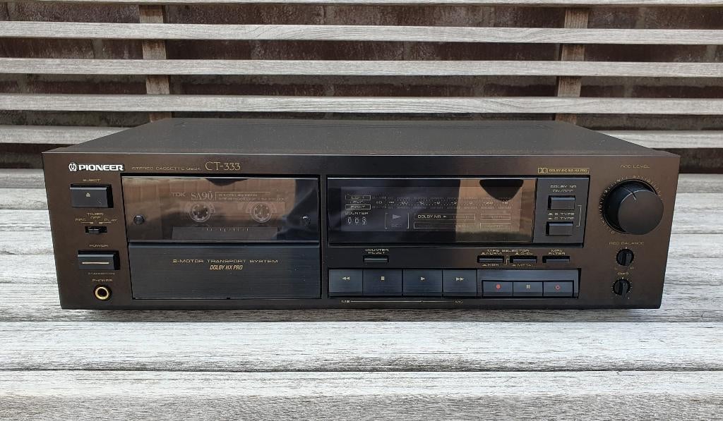 Pioneer CT 333 cassette deck, Ophalen, Enkel, Overige merken, Tiptoetsen