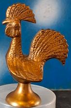 Haan. Messing.  Massief. Merkteken. 8 cm., Verzamelen, Beelden en Beeldjes, Ophalen, Zo goed als nieuw, Dier