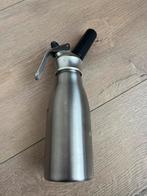 Kayser Slagroomspuit 0,5 Liter - Werkt met patronen, Zilver, Ophalen of Verzenden, Metaal, Overige merken