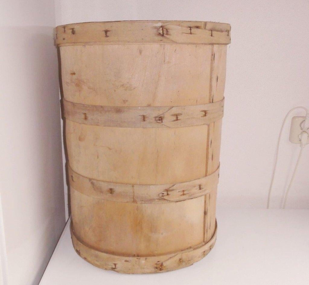 Ton, ouderwetse houten ton, mooi exemplaar, Antiek en Kunst, Ophalen