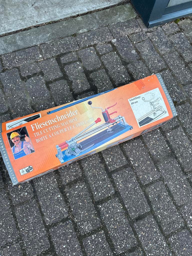 Tegelsnijder - Fliesen Schneider - Tile Cutting Machine, Ophalen, Zo goed als nieuw