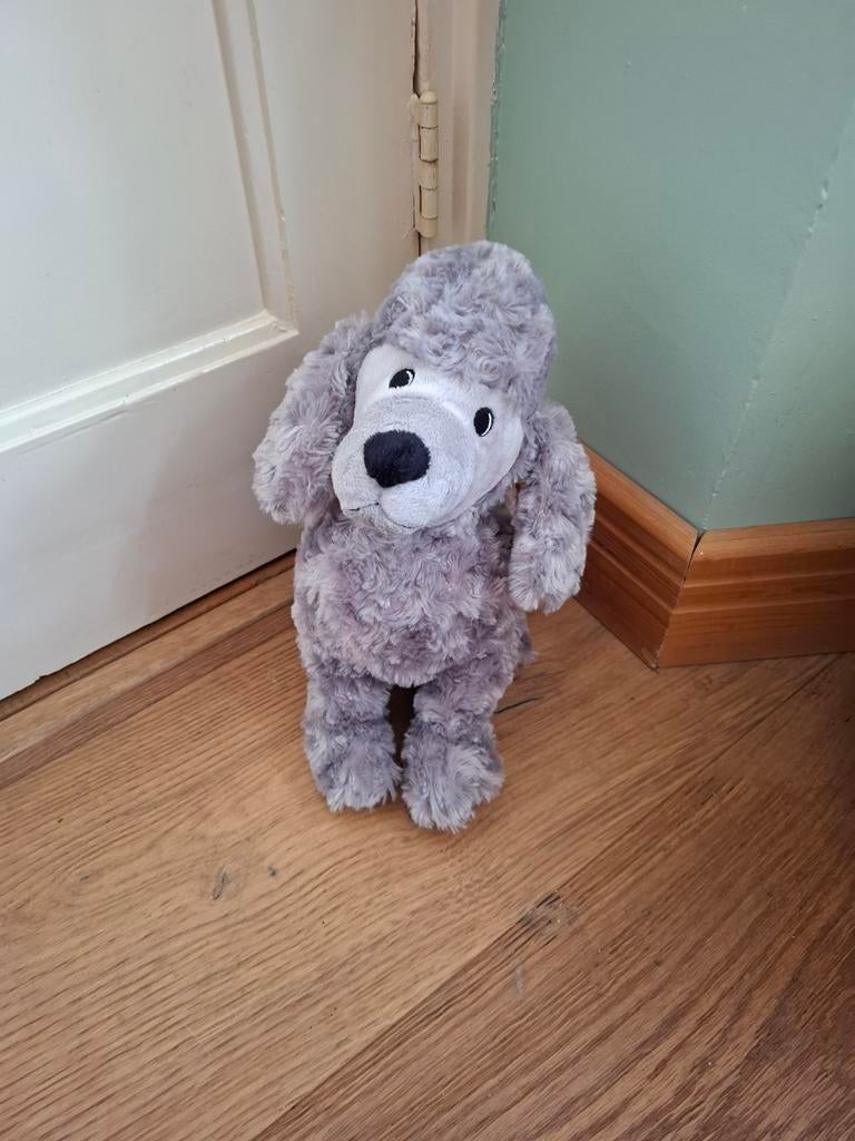 Ikea poedel gosig grijs gekruld 40 cm, IKEA, Overige typen, Grijs, Nieuw