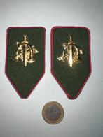 Kraagspiegels Limburgse Jagers, Verzamelen, Ophalen of Verzenden, Landmacht, Nederland, Embleem of Badge