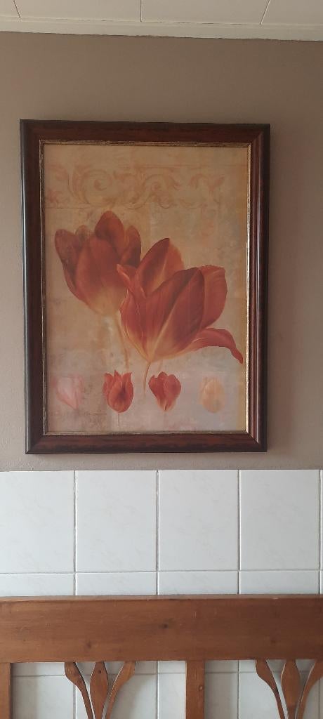 2 Bloemenprenten, Antiek en Kunst, Kunst | Schilderijen | Klassiek, Ophalen of Verzenden